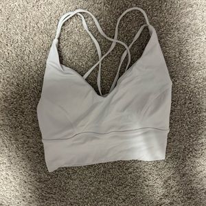 White sports bra